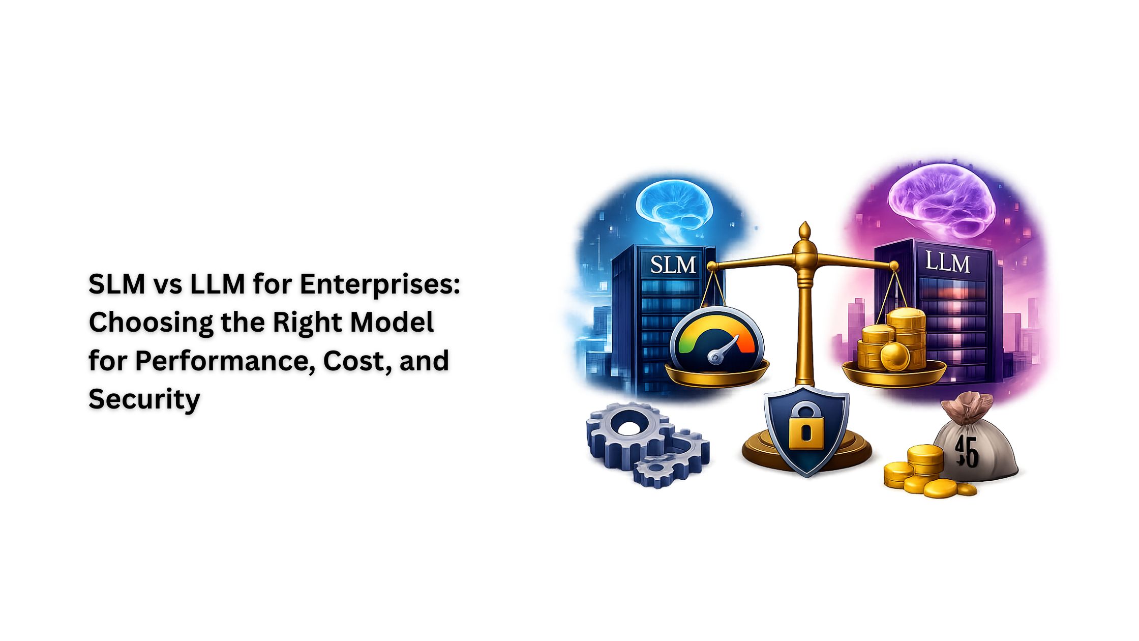 SLM vs LLM for Enterprises: Choosing the Right Model for Performance, Cost, and Security